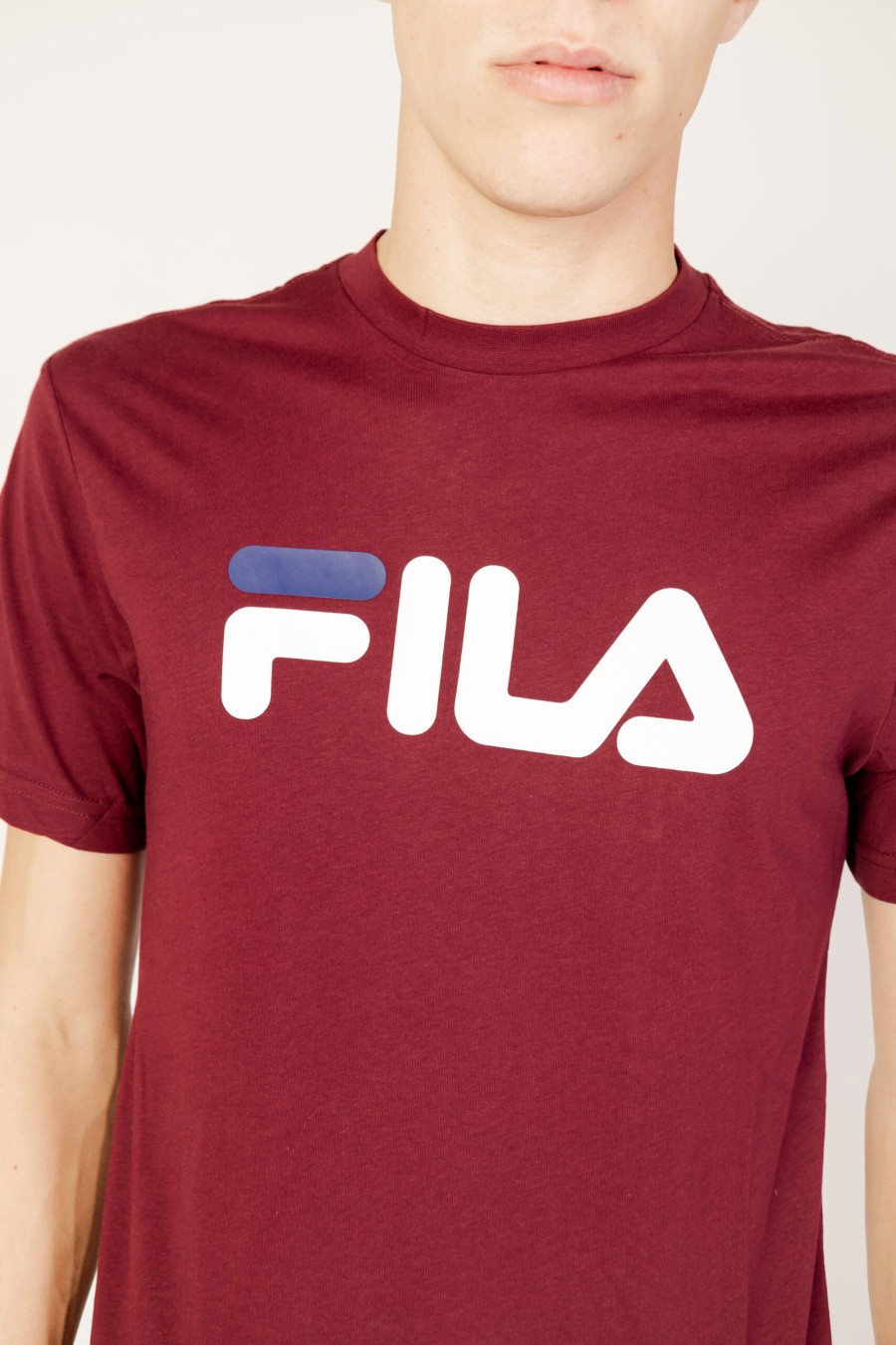 Uomo Fila | T-Shirt Fila Bellano Tee Bordeaux