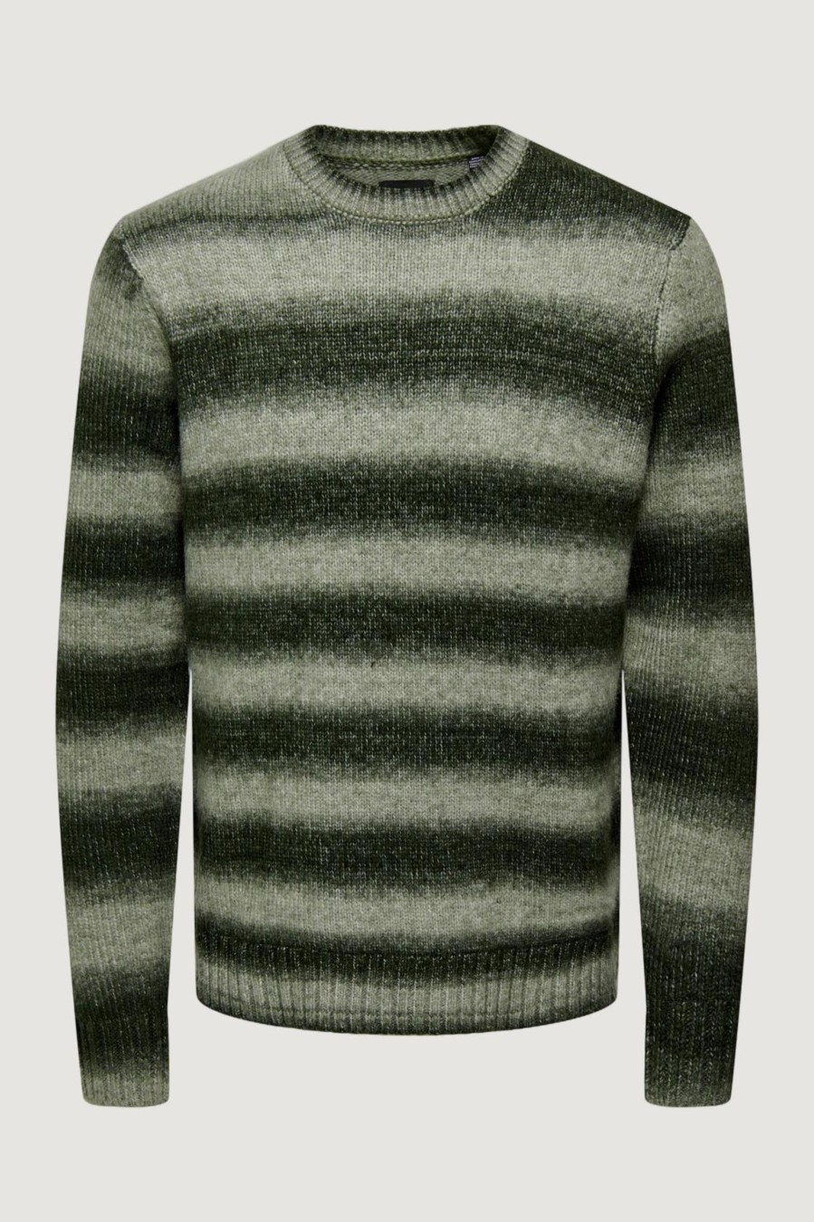 Uomo Only & Sons | Maglione Only & Sons Onsmarcel Reg 3 Gradient Crew Knit Verde