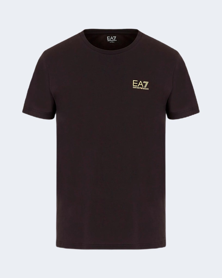 Uomo EA7 | T-Shirt Ea7 Black Gold