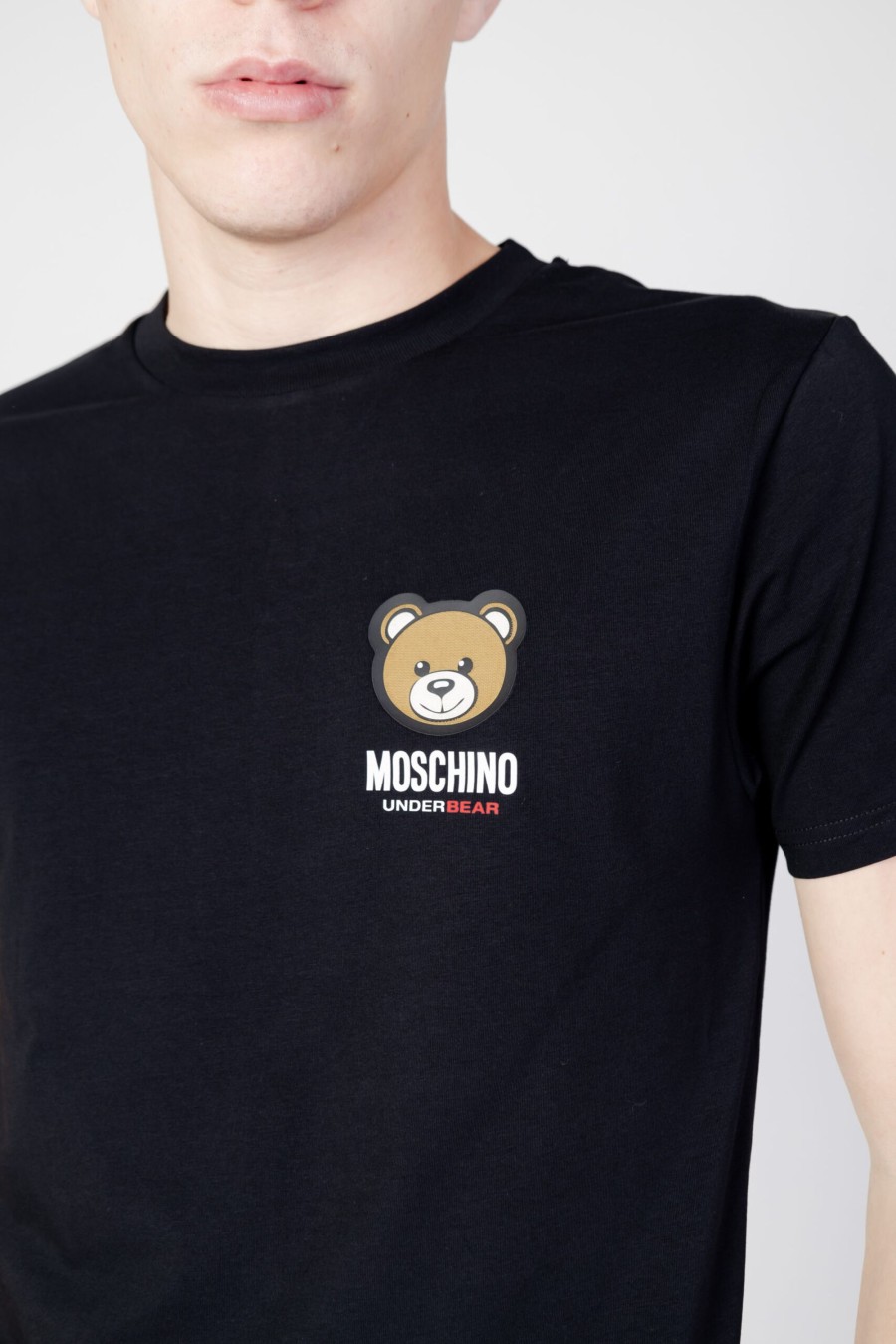 Uomo Moschino Underwear | T-Shirt Intimo Moschino Underwear Nero