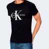 Uomo Calvin Klein | T-Shirt Calvin Klein Core Monogram Slim Tee Nero