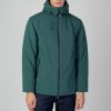 Uomo Aquascutum | Parka Aquascutum Active Shell Mid Parka Verde