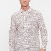 Uomo Hugo | Camicia Manica Lunga Hugo Emero 10254849 01 Bianco