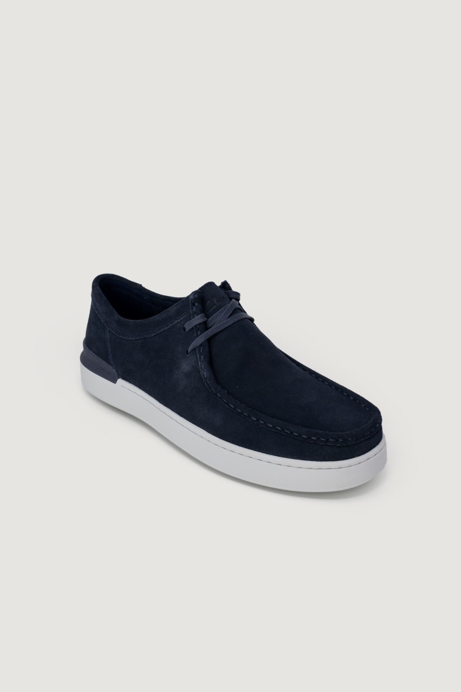 Uomo Clarks | Scarpe Eleganti Clarks Courtliteseam Suede Blu