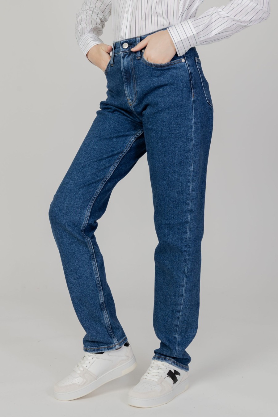 Donna Calvin Klein | Jeans Slim Calvin Klein Authentic Strai Denim