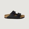 Donna Birkenstock | Ciabatte Con Fascia Birkenstock Arizona Bs Nero