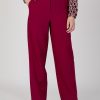 Donna Vila Clothes | Pantaloni A Palazzo Vila Clothes Vikamma Hw Pant Noos Bordeaux