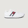 Uomo Tommy Hilfiger | Sneakers Tommy Hilfiger Retro Leather Tjm Es Em0Em01081 Bianco