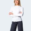 Donna Only | Dolcevita Only Emma L/S High Neck Top Noos Jrs Bianco