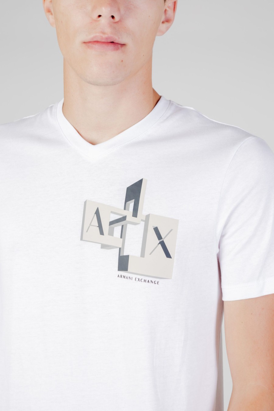 Uomo Armani Exchange | T-Shirt Armani Exchange Bianco