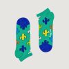 Donna Happy Socks | Calzini Happy Socks Cactus Low Sock Verde