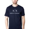 Uomo Armani Exchange | T-Shirt Armani Exchange Blue Scuro