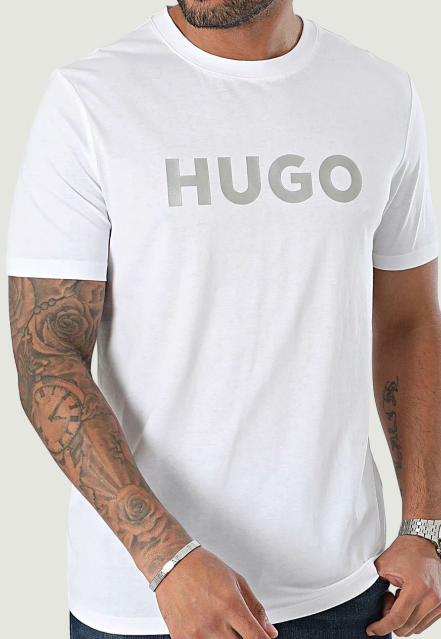 Uomo Hugo | T-Shirt Hugo Dulivio_U241 10229761 01 Bianco