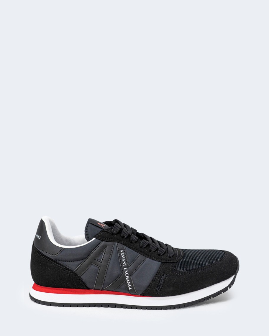 Uomo Armani Exchange | Sneakers Armani Exchange Nero