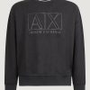 Uomo Armani Exchange | Felpa Senza Cappuccio Armani Exchange Nero