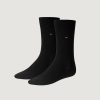 Uomo Tommy Hilfiger | Calzini Lunghi Tommy Hilfiger Sock Classic 2P Nero