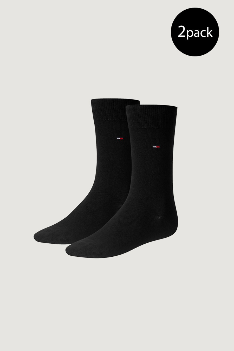 Uomo Tommy Hilfiger | Calzini Lunghi Tommy Hilfiger Sock Classic 2P Nero