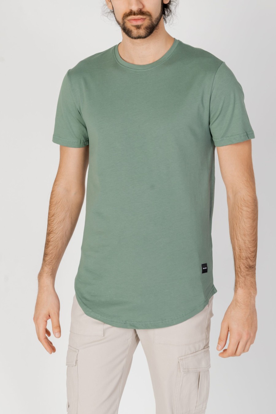 Uomo Only & Sons | T-Shirt Only & Sons Matt Verde Scuro