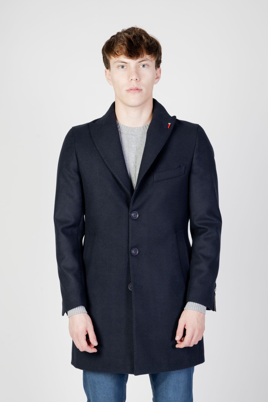 Uomo Mulish | Cappotto Mulish Mcp720 Blu