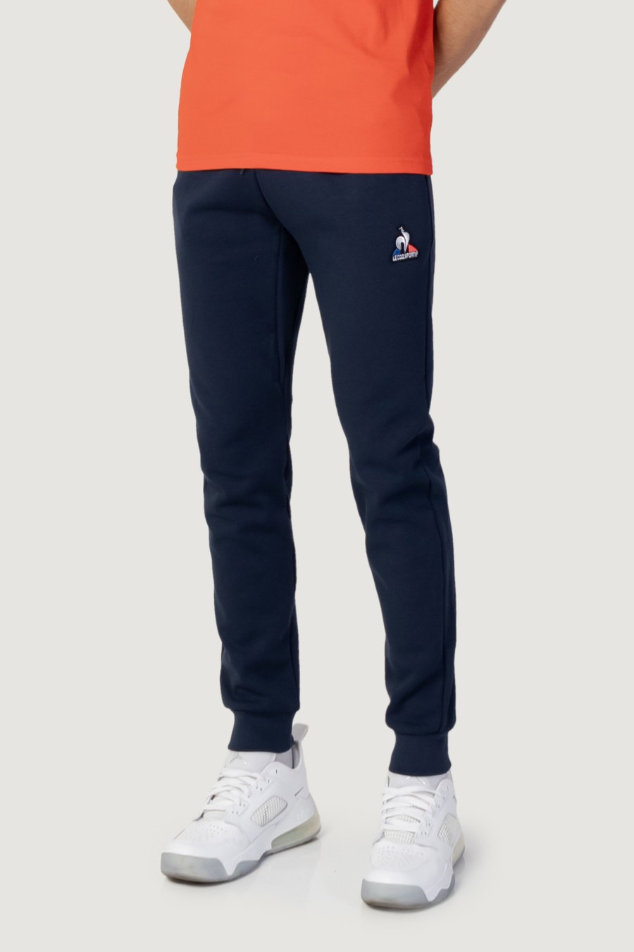 Uomo Le Coq Sportif | Pantaloni Sportivi Le Coq Sportif Ess Pant Regular Blu