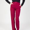 Donna Hanny Deep | Pantaloni A Palazzo Hanny Deep Bordeaux