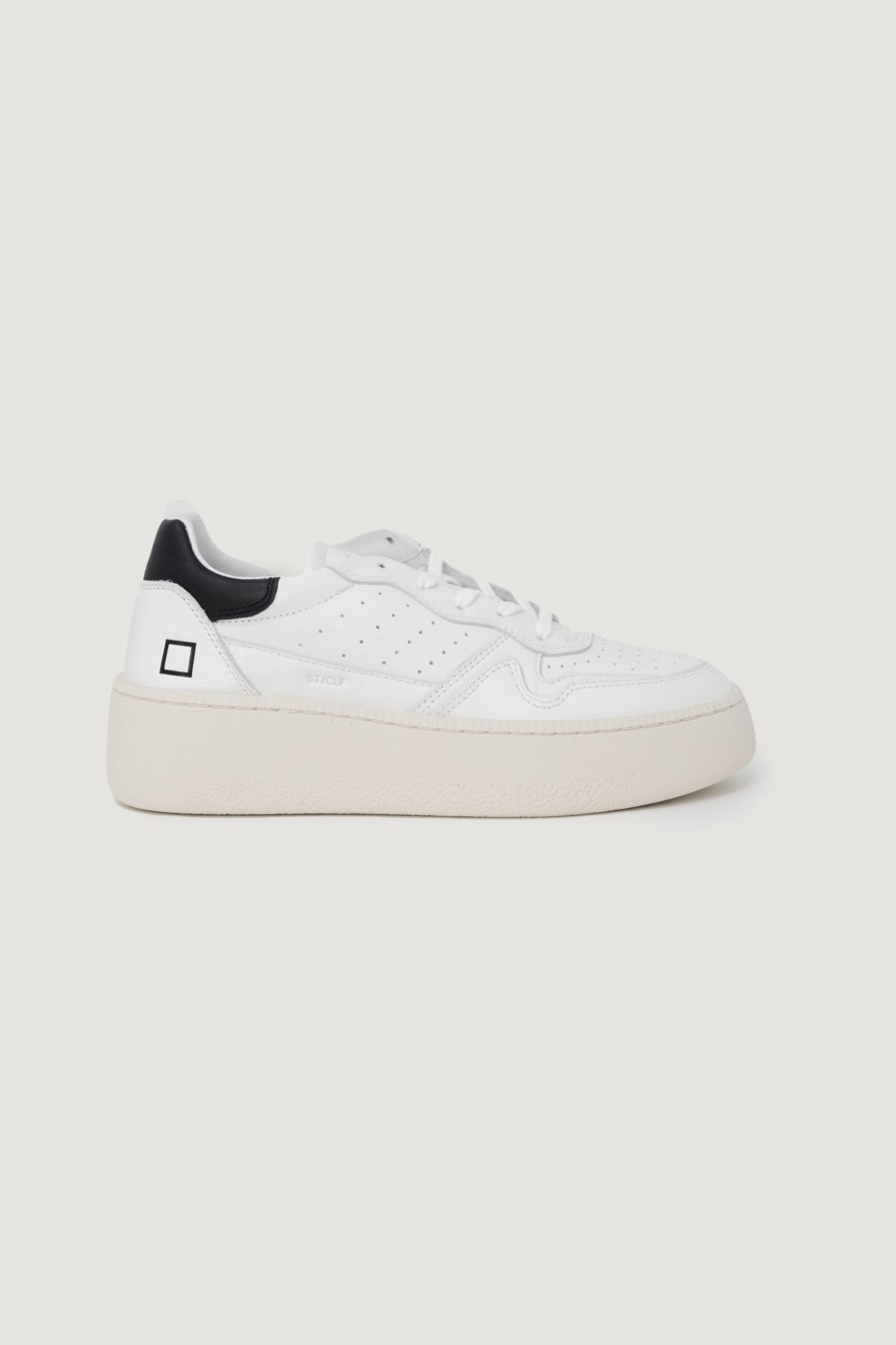 Donna D.a.t.e. | Sneakers D.A.T.E. Step Calf White-Black Bianco - Nero