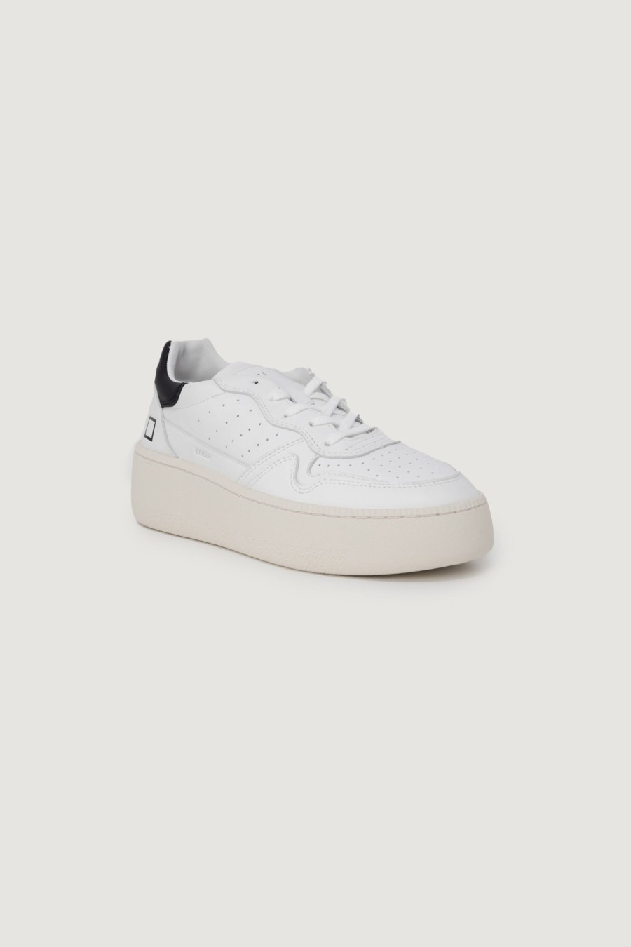 Donna D.a.t.e. | Sneakers D.A.T.E. Step Calf White-Black Bianco - Nero