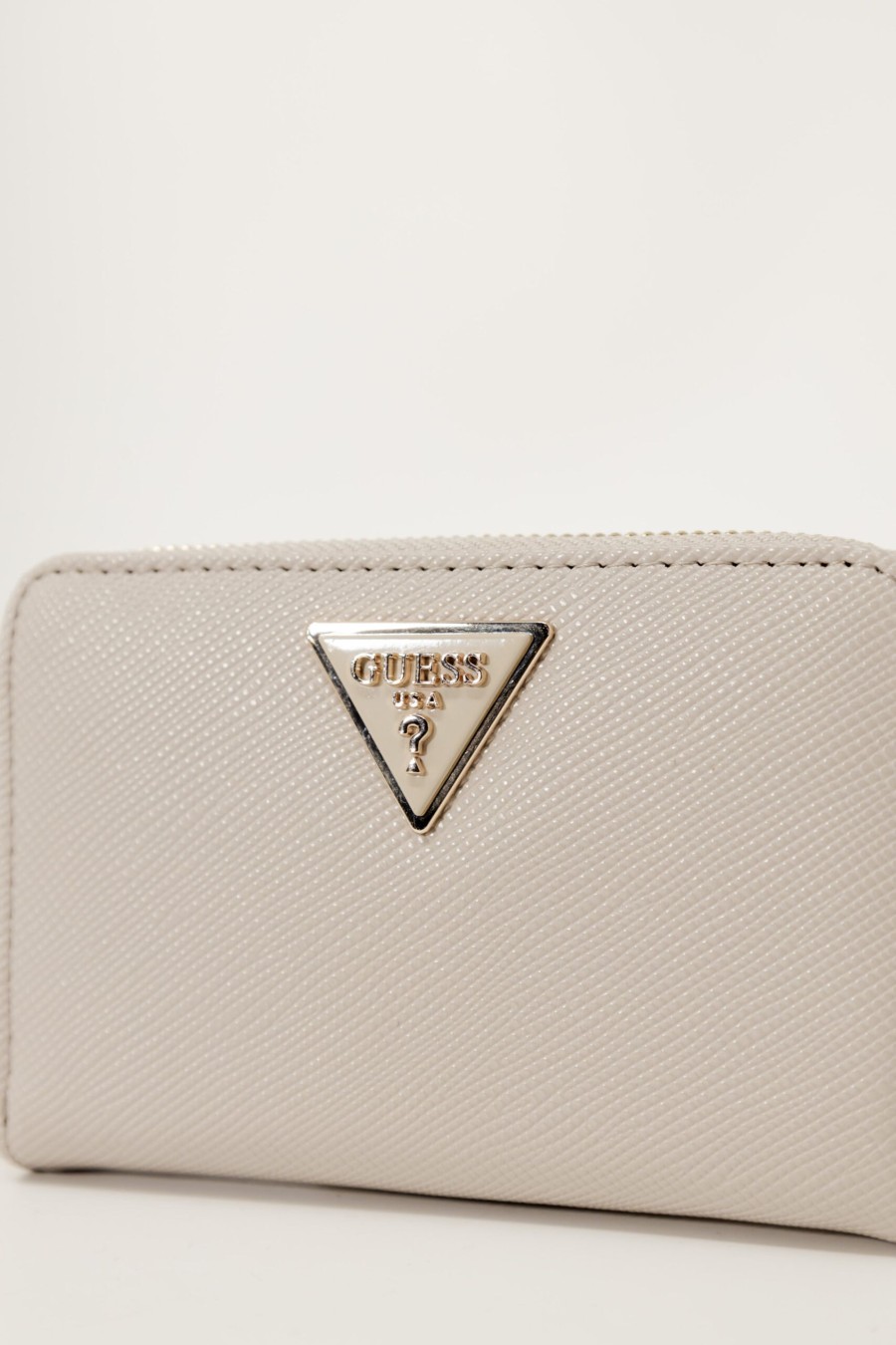 Donna Guess | Portafoglio Piccolo Guess Laurel Slg Card & Co Beige