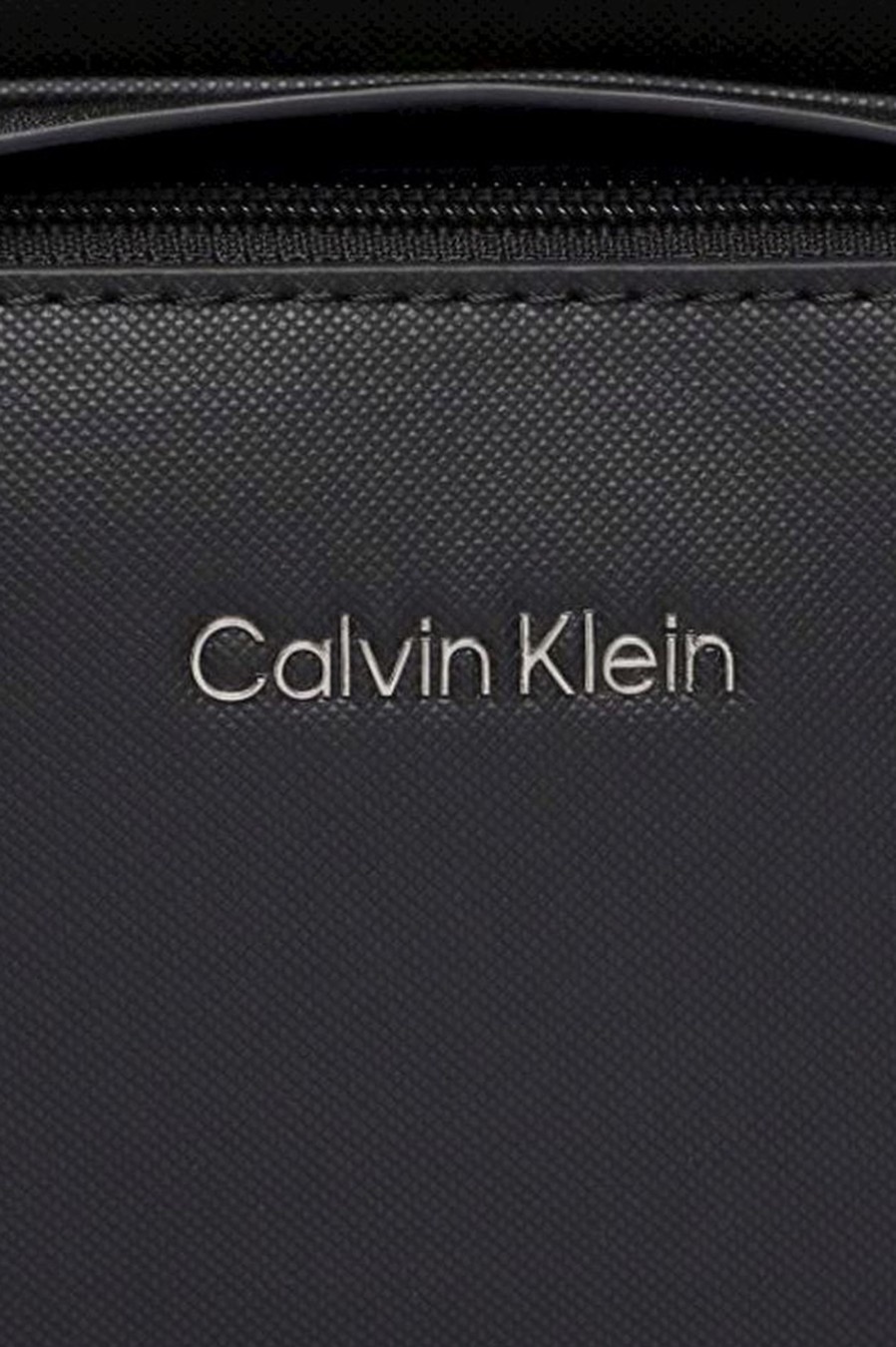 Uomo Calvin Klein | Borsa Calvin Klein Must Pique Reporter S W/Pck Nero