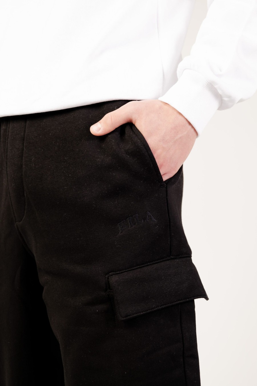 Uomo Fila | Pantaloni Sportivi Fila Touba Nero