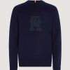 Uomo Tommy Hilfiger | Maglione Tommy Hilfiger Monogram Crew Neck Blu