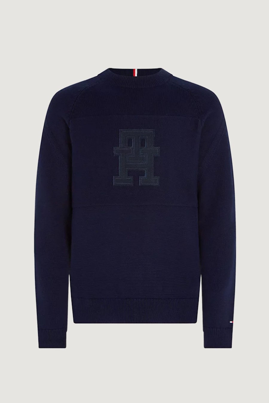 Uomo Tommy Hilfiger | Maglione Tommy Hilfiger Monogram Crew Neck Blu