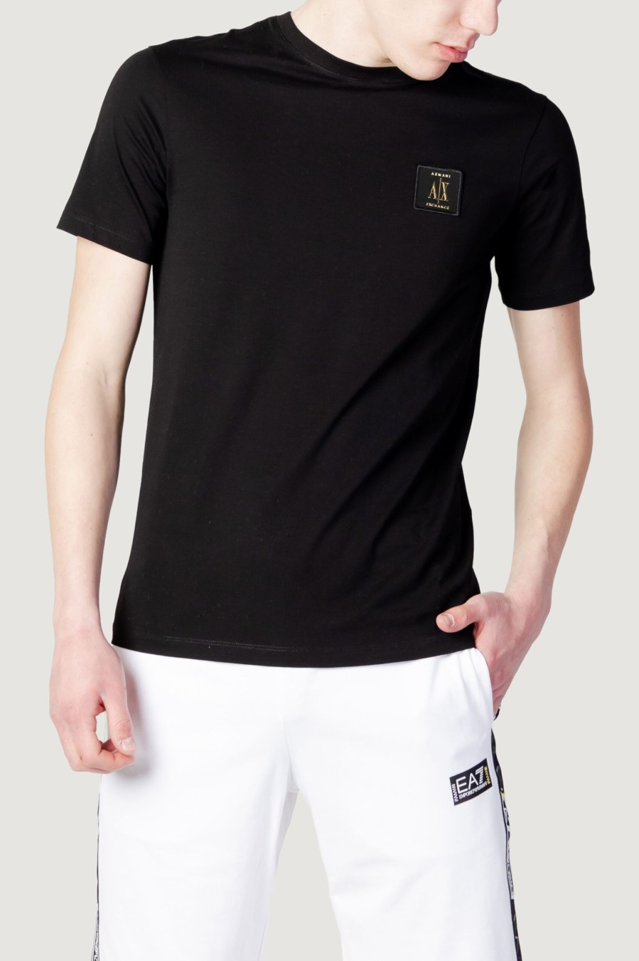 Uomo Armani Exchange | T-Shirt Armani Exchange Nero