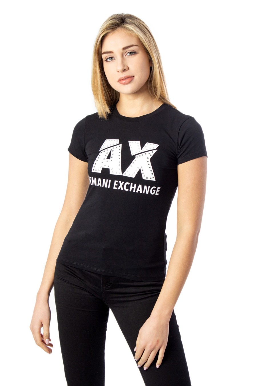 Donna Armani Exchange | T-Shirt Armani Exchange Nero