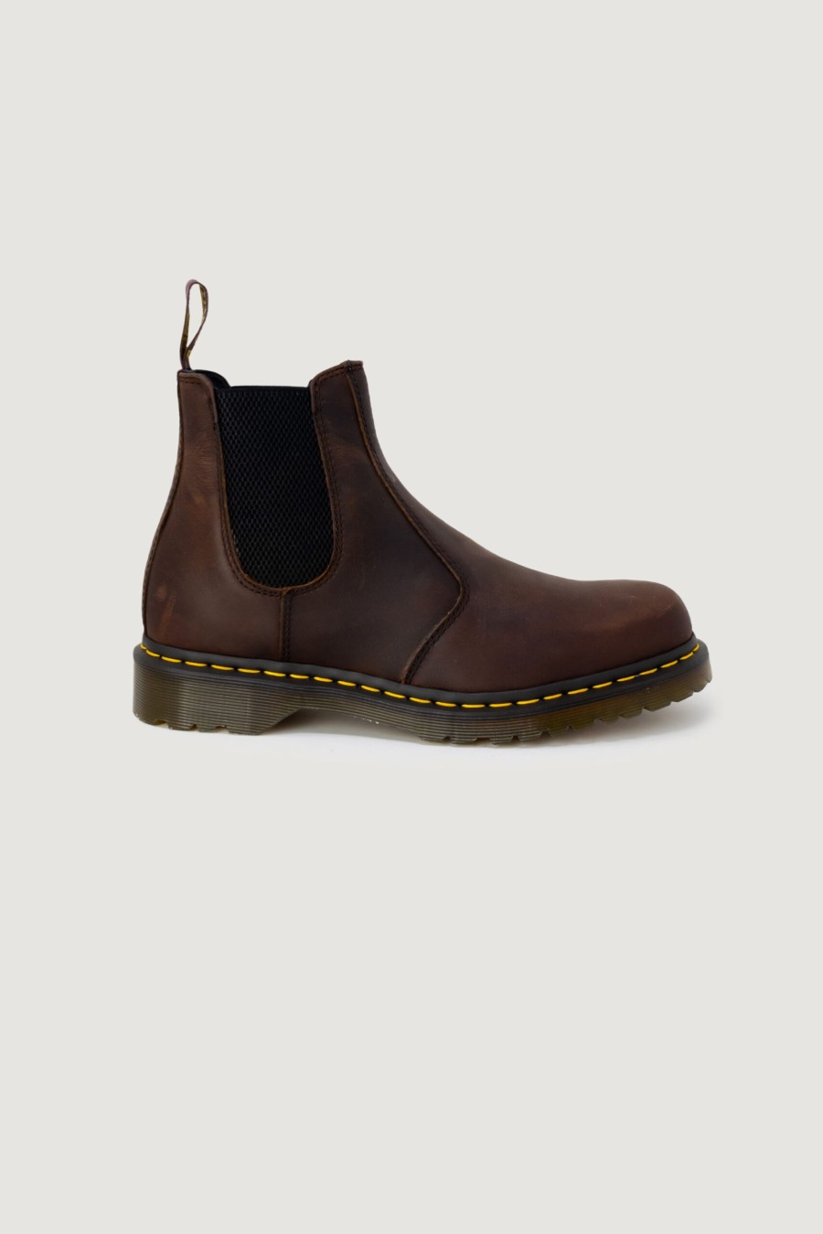 Uomo Dr. Martens | Stivaletti Dr. Martens Chelsea 2976 In Pelle Marrone