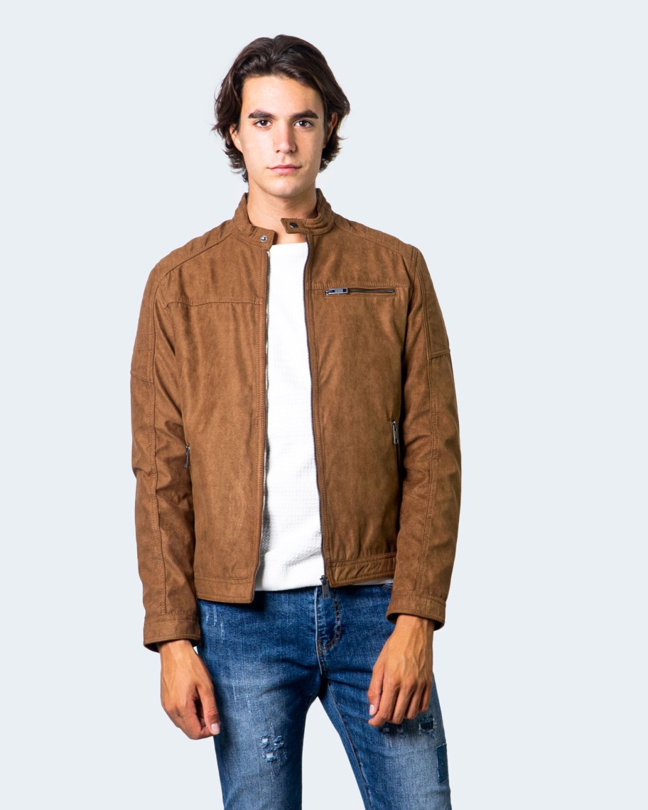 Uomo Jack Jones | Giacchetto Jack Jones Jjerocky Noos Beige Scuro