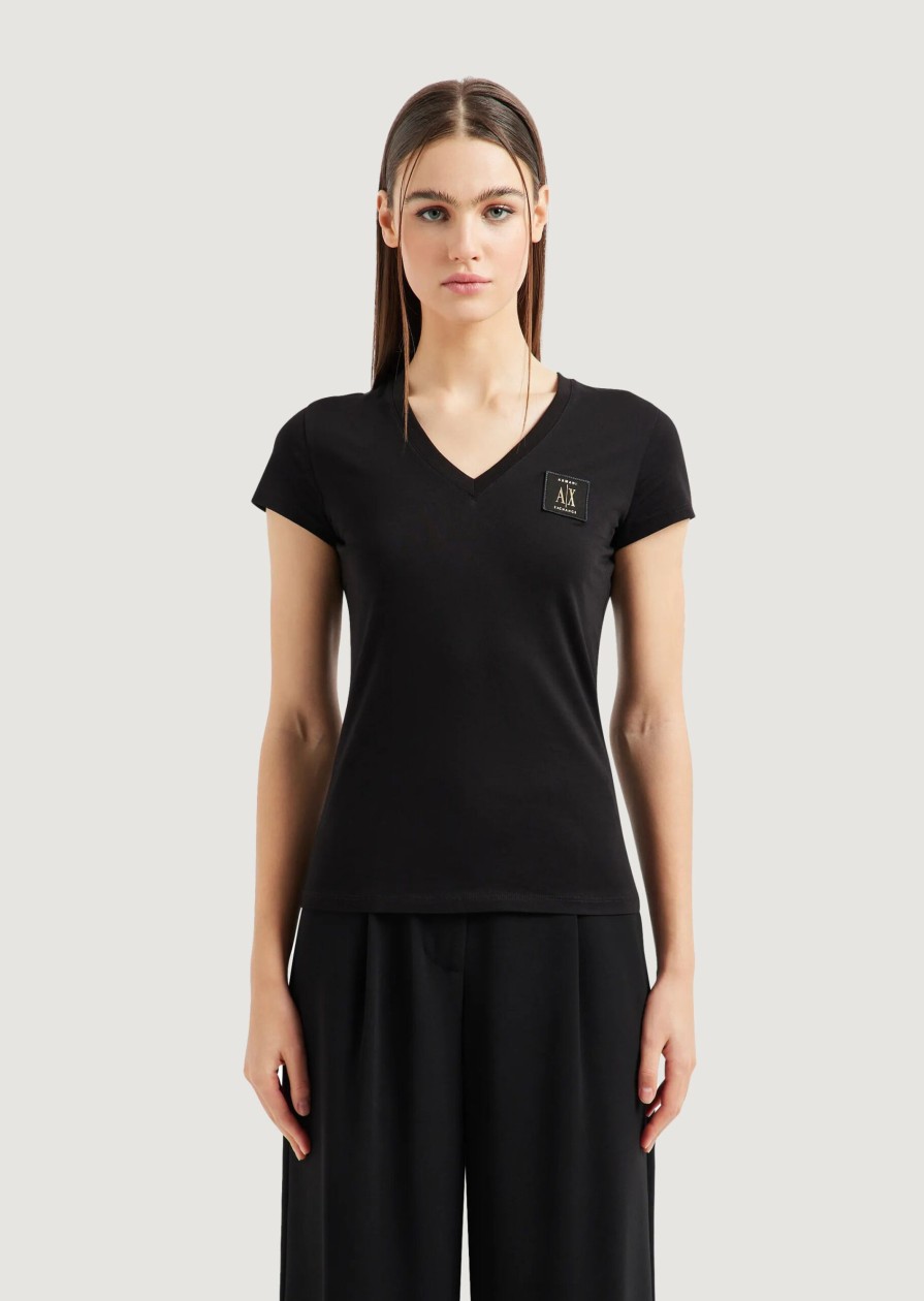 Donna Armani Exchange | T-Shirt Armani Exchange Nero