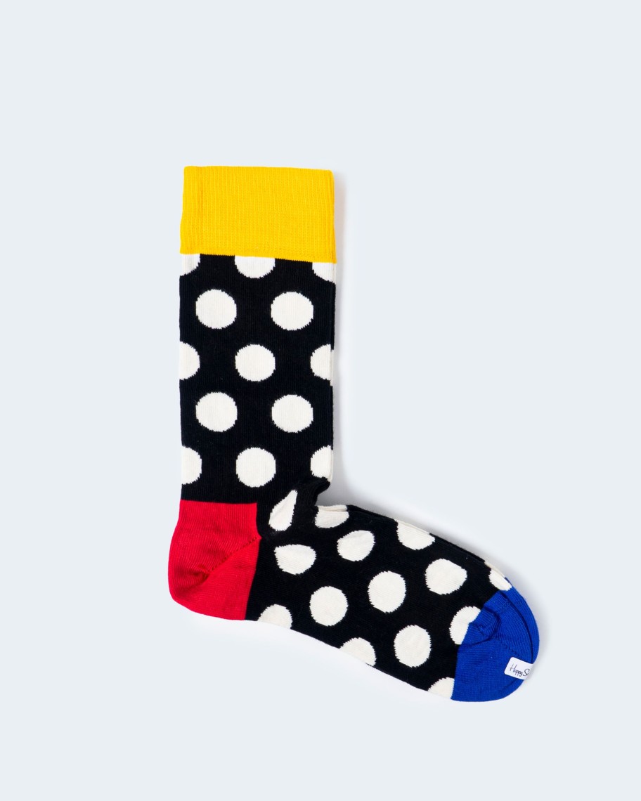 Donna Happy Socks | Calzini Happy Socks Dad Big Dot Sock Giallo