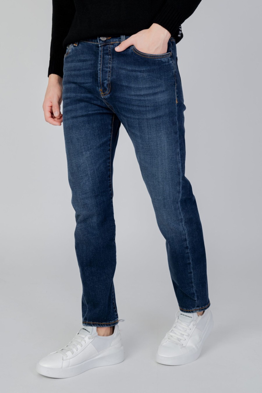 Uomo Liu-jo | Jeans Slim Liu-Jo Joedk Denim