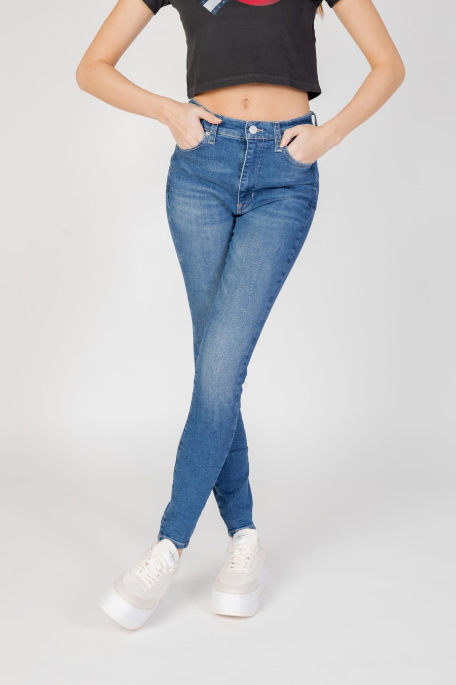 Donna Tommy Hilfiger | Jeans Skinny Tommy Hilfiger Sylvia Hgh Ah12 Denim