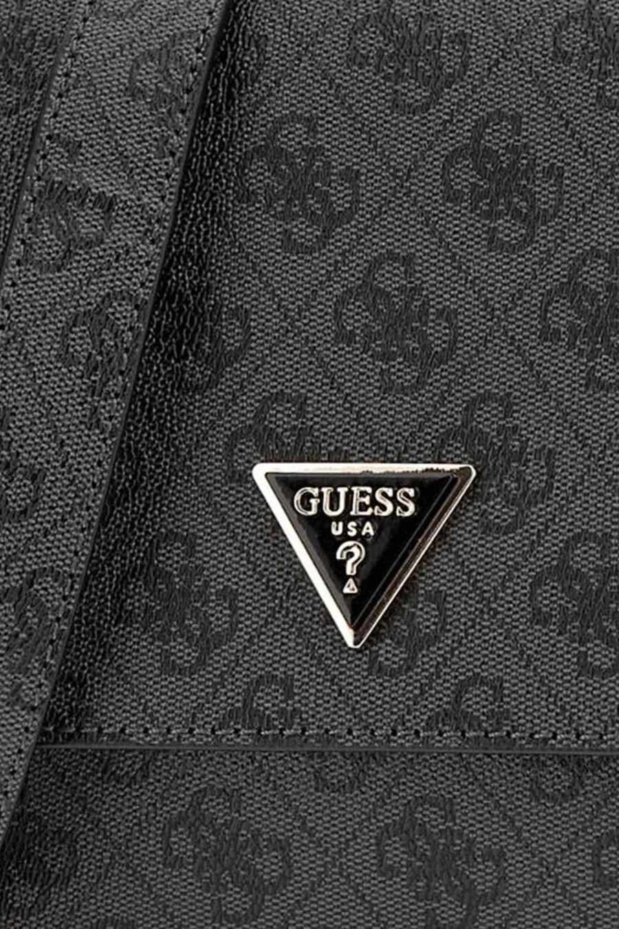 Donna Guess | Borsa Guess Meridian Flap Crossbody Nero