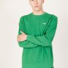 Uomo Fila | Felpa Senza Cappuccio Fila Brustem Crew Sweat Verde