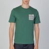 Uomo Aquascutum | T-Shirt Aquascutum Active Check Pocket Verde