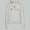 Uomo Aquascutum | Felpa Con Cappuccio Aquascutum Active Big Logo Hoodie Fleece Grigio Scuro