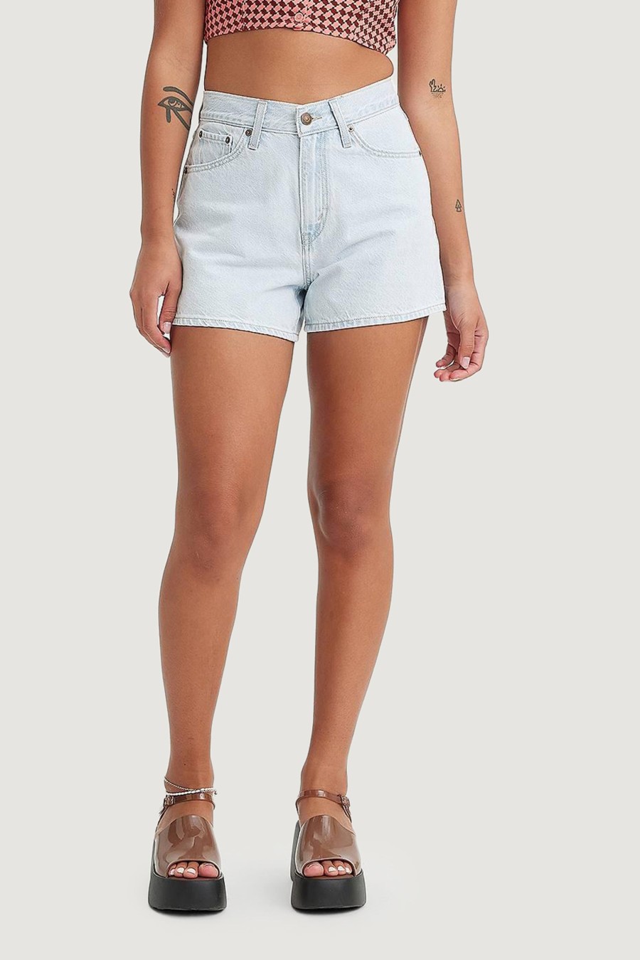 Donna Levi's® | Shorts Levi'S® 80S Mom Denim Chiaro