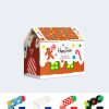 Uomo Happy Socks | Calzini Lunghi Happy Socks Pack Holiday Time Gift Set Rosso