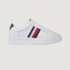 Uomo Tommy Hilfiger | Sneakers Tommy Hilfiger Supercup Lth Stripes Bianco