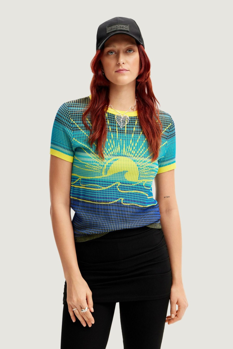 Donna Desigual | Maglia Desigual Sun Blu