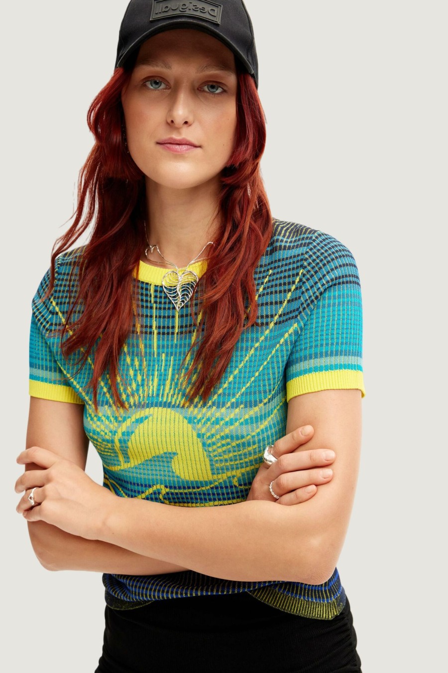 Donna Desigual | Maglia Desigual Sun Blu