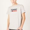 Uomo Tommy Hilfiger | T-Shirt Tommy Hilfiger Tjm Corp Logo Tee Grigio